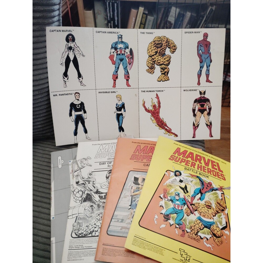 Marvel Super Heroes TSR RPG Box set 1984